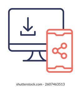 Share Icon Element for Design