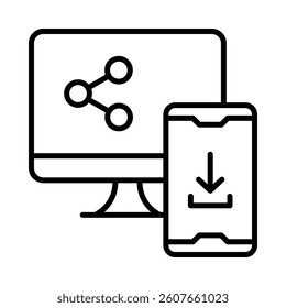 Share Icon Element for Design