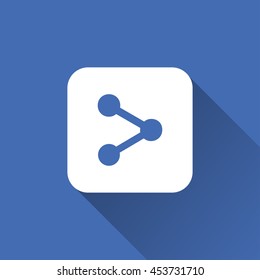 share icon. flat design