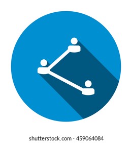 share Icon, flat design style
