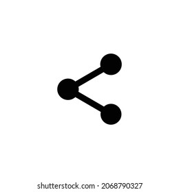share Icon. Flat style design isolated on white background. Vector illustration