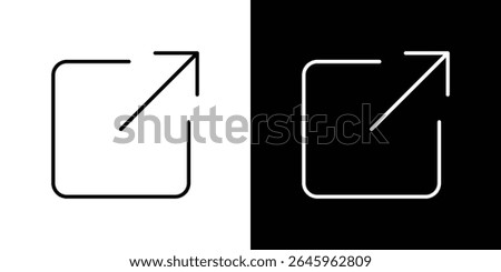 Share icon Flat style logo vector. perfect for UI designs