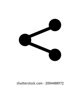 share icon glyph style and  Vector illustration isolated on a white background. Premium quality for mobile apps, user interface, presentation, and website. pixel perfect icon