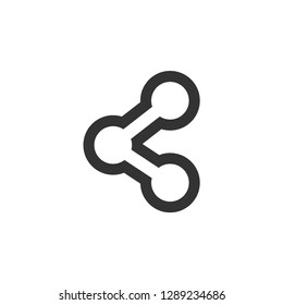 Share icon graphic design template vector isolated