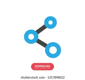 Share icon graphic design template vector isolated - Vector