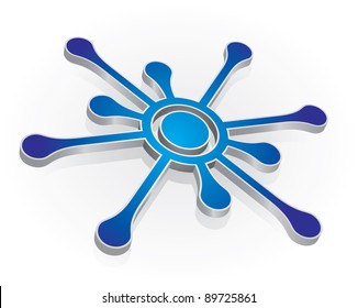Share icon illustration abstract graphics
