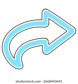 share icon illustration hand drawn isolated vector