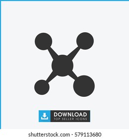 share icon illustration isolated vector sign symbol