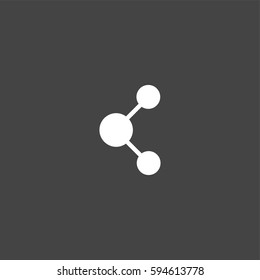 Share icon illustration isolated vector sign symbol