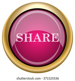 Share icon. Internet button on white background. EPS10 vector.
