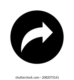 Share icon isolated on white background