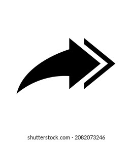 Share icon isolated on white background
