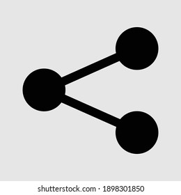 share icon isolated vector illustration