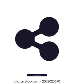 share icon. Layout Sign and symbol icons. vector illustrations. 
