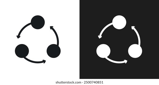 Share icon line art vector
