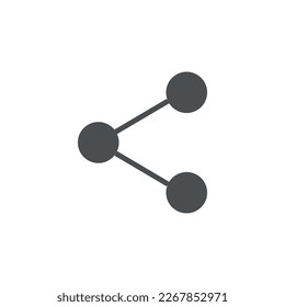 Share Icon Logo Design Element. Can Be Used For Share, Network, Connection Design Concept.