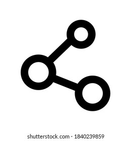 share icon or logo isolated sign symbol vector illustration - high quality black style vector icons
