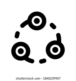 share icon or logo isolated sign symbol vector illustration - high quality black style vector icons
