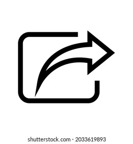 share icon or logo isolated sign symbol vector illustration - high quality black style vector icons
