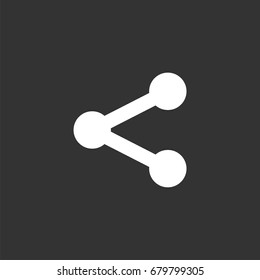 Share Icon Logo Template Illustration Design. Vector EPS 10.