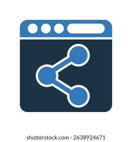 Share Icon Mixed Vector Illustration