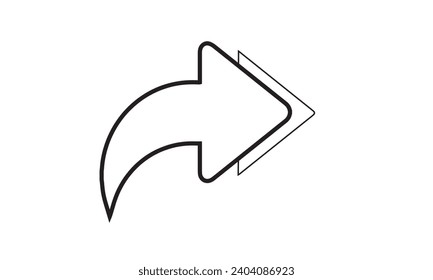 Share icon on white background
