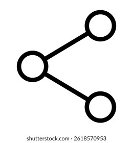 Share icon on white background