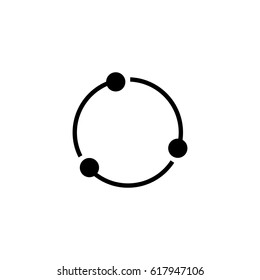 share icon on the white background