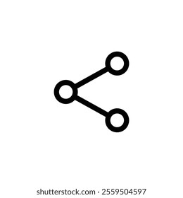 Share Icon outline style UI UX illustration