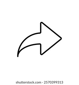 Share icon Outline thin set