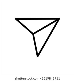Icono de Compartir. Símbolo de mensaje de envío sobre fondo transparente