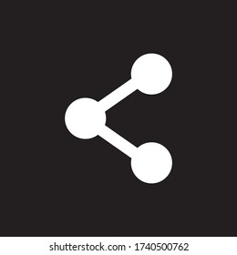 share icon , send icon vector