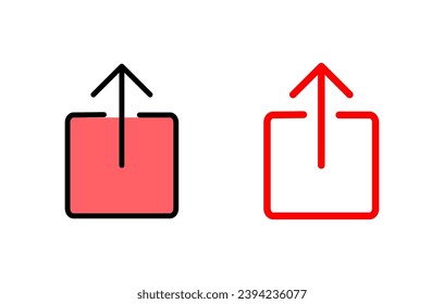 Share icon set illustration. Sharing sign and symbol