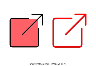 Ilustración del conjunto de iconos de Share. Símbolo y signo de uso compartido