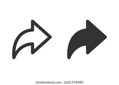 Compartilhar conjunto de ícones. estrutura de tópicos e sólido. Perfeito para web e design de aplicativo, mídia social e elementos de interface do usuário