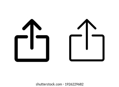 Share icon set. Sharing vector icon