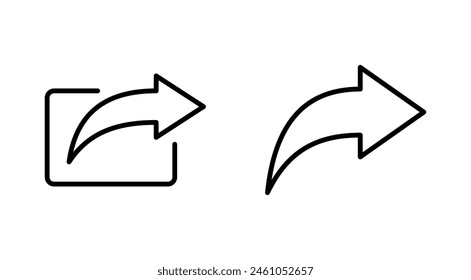 Share icon set. Sharing vector icon