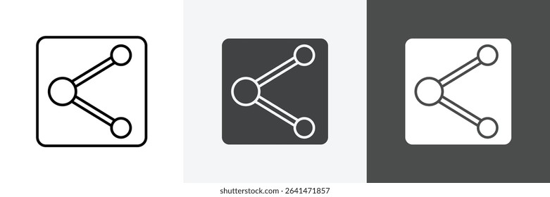 share icon set vector art
