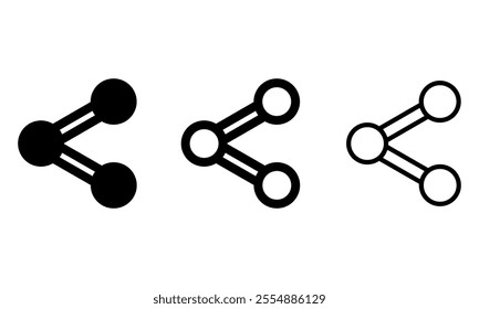 Share icon set. Vector iluustration.