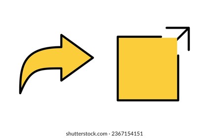 Share icon set for web and mobile app. Sharing sign and symbol