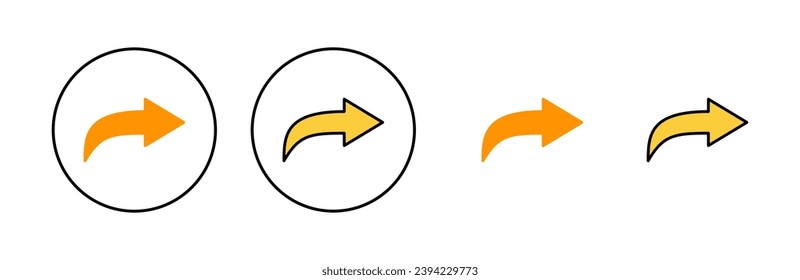 Share icon set for web and mobile app. Sharing sign and symbol