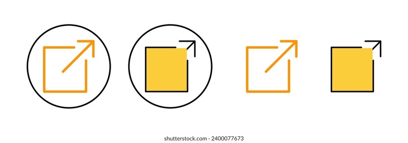 Share icon set for web and mobile app. Sharing sign and symbol