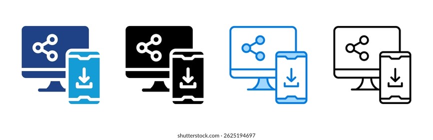 Share icon sheet multiple style collection