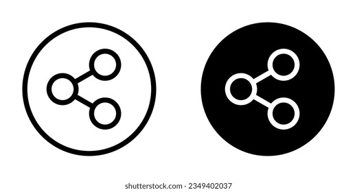 Share icon. sign for mobile concept and web design. vector illustration