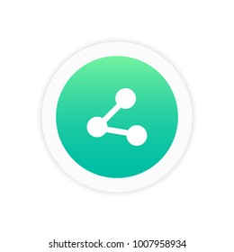 Share icon sign symbol vector illustration  icon.