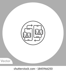 Share icon sign vector,Symbol, logo illustration for web and mobile