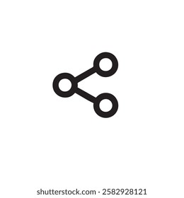 share icon silhouette vector image