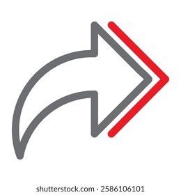 Share icon in simple design. Share sign and symbol vector design. Vector illustration.
