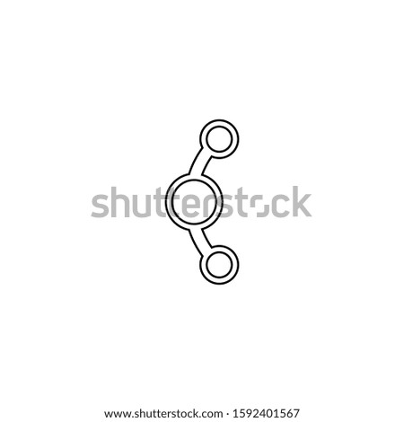 Share icon. Social media button. Logo design element.