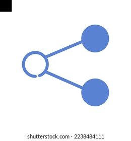 share icon solid style vector